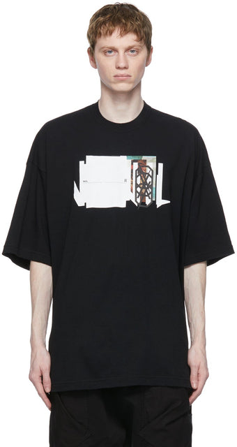 Julius Black 'NILÃ¸S' Print T-Shirt - T-shirt imprimé Julius Black 'Nilã¸s' - Julius Black 'NilÃ¼s'인쇄 티셔츠
