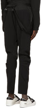Julius Black Slim Strap Trousers