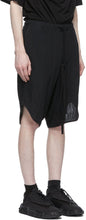 Julius Black Stripe Shorts