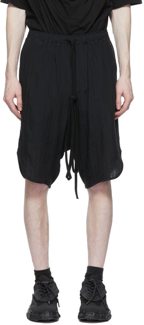 Julius Black Stripe Shorts - Shorts de rayures noires Julius - 줄리어스 블랙 스트라이프 반바지