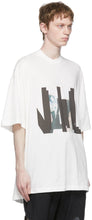 Julius Off-White 'NILÃ¸S' Jersey Logo Print T-Shirt