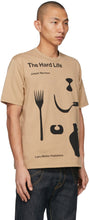 Junya Watanabe Beige Jasper Morrison Edition 'The Hard Life' T-Shirt