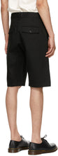 Junya Watanabe Black Cotton Drill Shorts