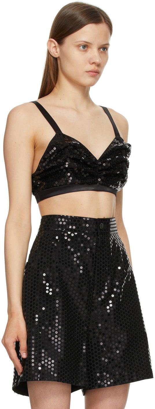 Junya Watanabe Black Sequin Bra – BlackSkinny