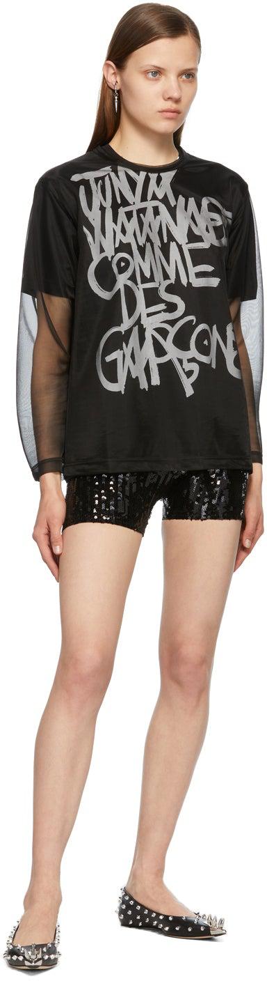 Junya Watanabe Black Signed T-Shirt