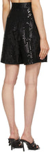 Junya Watanabe Black Wool Sequin Boy Shorts