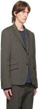 Junya Watanabe Brown Stripe Blazer