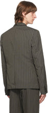 Junya Watanabe Brown Stripe Blazer