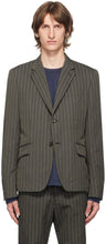 Junya Watanabe Brown Stripe Blazer - Junya Watanabe Blazer Brown Blazer - Junya 와타나베 브라운 스트라이프 블레이저