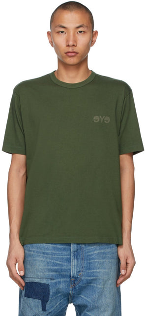 Junya Watanabe Khaki 'eYe' T-Shirt - T-shirt JUNYA WATANABE KHAKI 'EYE' - Junya Watanabe Khaki 'Eye'T 셔츠