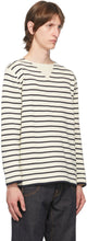 Junya Watanabe Off-White Horizontal Stripe Sweater