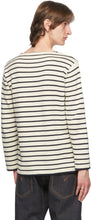 Junya Watanabe Off-White Horizontal Stripe Sweater