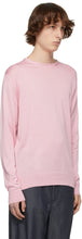Junya Watanabe Pink Silk Jersey Thin Sweater