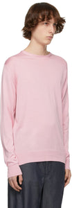 Junya Watanabe Pink Silk Jersey Thin Sweater
