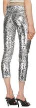 Junya Watanabe Silver Sequin Cropped Trousers