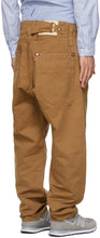Junya Watanabe Tan Levi's Edition Garment-Dyed Trousers