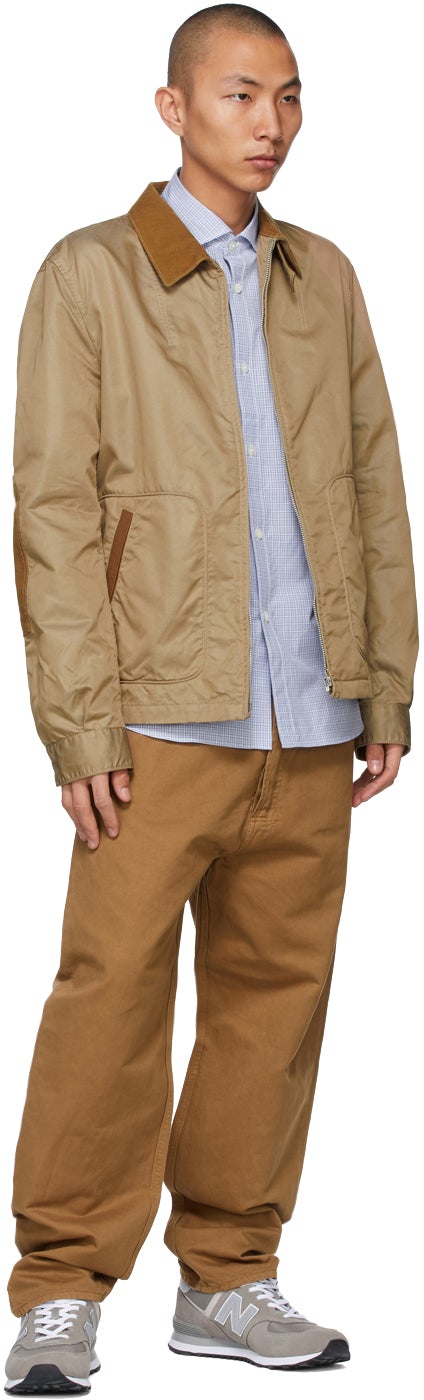 Junya Watanabe Tan Levi's Edition Garment-Dyed Trousers