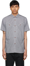 Junya Watanabe White Check Short Sleeve Shirt - T-shirt à manches courtes en Juve Junya Watanabe - Junya Watanabe 화이트 짧은 소매 셔츠를 확인하십시오