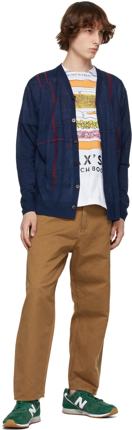 Junya Watanabe White Max Halley Edition Printed T-Shirt