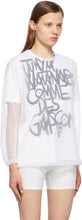 Junya Watanabe White Mesh Long Sleeve T-Shirt