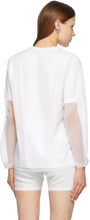 Junya Watanabe White Mesh Long Sleeve T-Shirt