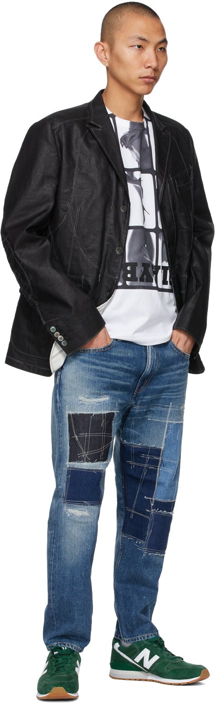 Junya Watanabe White Playboy Edition Collage T-Shirt