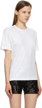 Junya Watanabe White Sequin T-Shirt