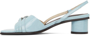Justine Clenquet Blue Drew Heeled Sandals