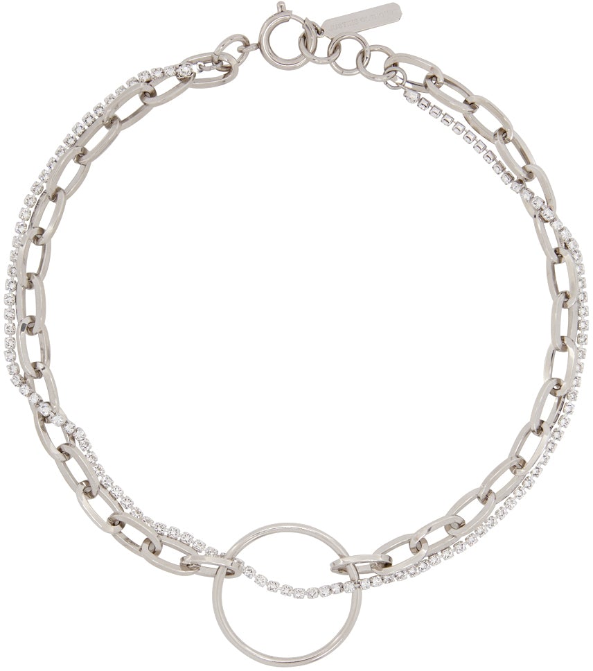 Justine Clenquet Silver Lina Choker - Justine Clenquet Argent Lina Cuker - Justine Cleenquet 실버 리나 초커