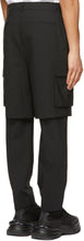 Juun.J Black Layered Cargo Pants