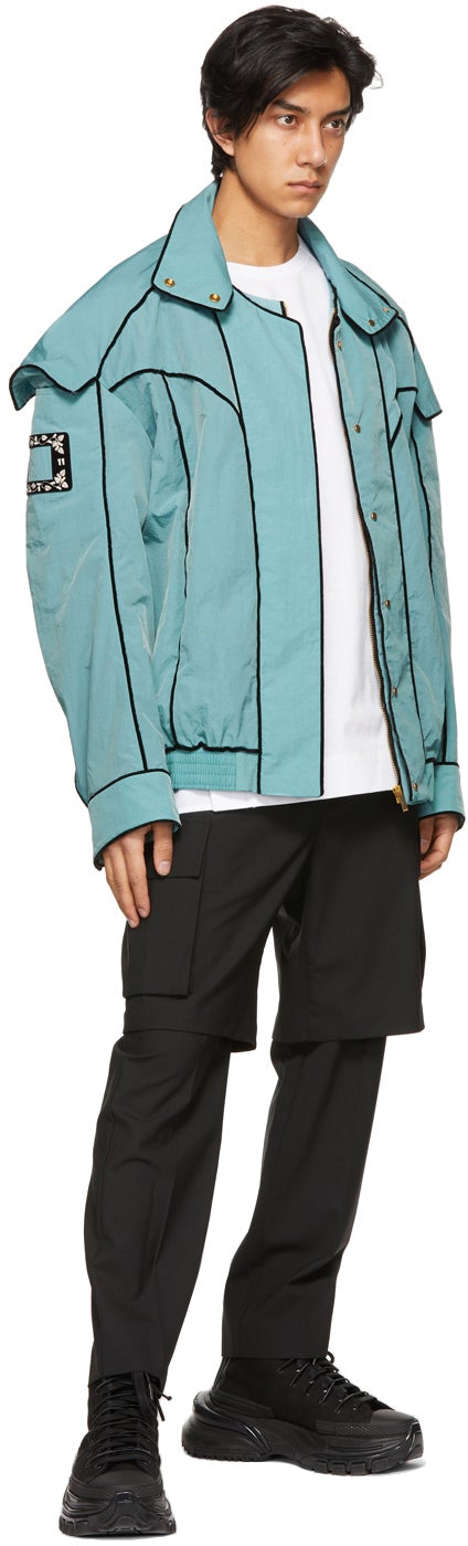 Juun.J Black Layered Cargo Pants