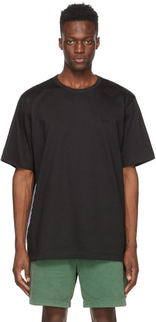 Juun.J Black Layered T-Shirt - T-shirt en couches noires Juun.j - Juun.j 블랙 셔츠를 계층화했습니다