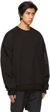 Juun.J Black MA-1 Pocket Sweatshirt