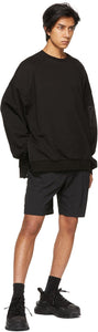 Juun.J Black MA-1 Pocket Sweatshirt