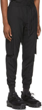 Juun.J Black Stretch Jogger Cargo Pants