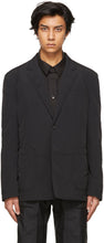 Juun.J Black Taffeta Two-Button Blazer - Juun.J Black Taffeta Blazer à deux boutons - JUUN.J 블랙 태 피터 2 버튼 블레이저