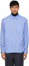 Juun.J Blue Double Layered Shirt - Chemise double couche de juun.j bleue - Juun.j 블루 더블층 셔츠