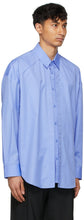 Juun.J Blue Shirring Shirt