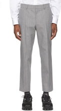 Juun.J Grey Wool Check Glen Trousers - Juun.J Grey Laine Vérifier Glen Pantalons - Juun.j 회색 양모 확인 글렌 바지