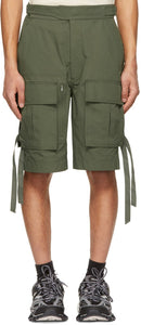 Juun.J Khaki Gurkha Pocket Shorts - Short de poche Juun.J Khaki Gurkha - Juun.j Khaki Gurkha Pocket Shorts.