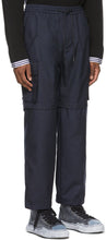 Juun.J Navy CorduraÂ® Detachable Knee Cargo Pants