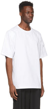Juun.J White Logo Sleeve-Pocket T-Shirt
