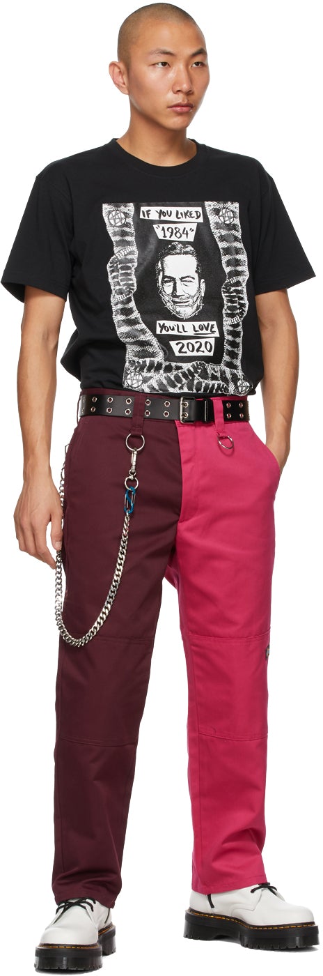 KIDILL Black Winston Smith Edition 2020 Print T-Shirt