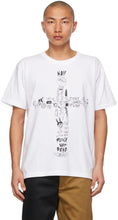KIDILL White 'Art of Punk' T-Shirt - Kidill Blanc 'Art of Punk' T-shirt - 키드 화이트 '펑크의 예술'티셔츠
