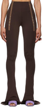 KNWLS SSENSE Exclusive Brown Ghater Trousers - Pantalon de ghauffeur brun exclusif de KNWLS SSENSE - knwls ssense 독점적 인 갈색 심구 터 바지