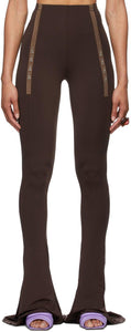 KNWLS SSENSE Exclusive Brown Ghater Trousers - Pantalon de ghauffeur brun exclusif de KNWLS SSENSE - knwls ssense 독점적 인 갈색 심구 터 바지