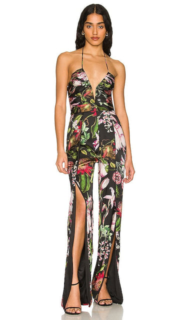 Katie May Never Cross Jumpsuit in Black Katie pourrait ne jamais croiser la combinaison en noir 凯蒂（Katie）可能永远不会穿黑色连身裤