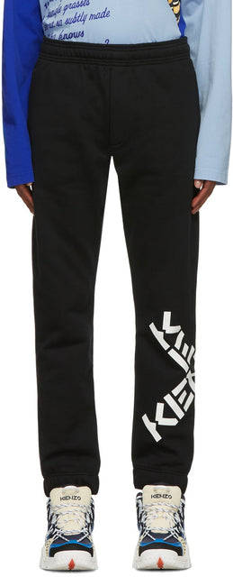 Kenzo Black Big X Sport Lounge Pants - Pantalon de salon sportif de Kenzo Black Big X - 켄조 블랙 빅 x 스포츠 라운지 바지