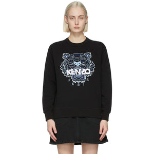 Kenzo Black Classic Tiger Sweatshirt - Sweat-shirt de tigre classique noir Kenzo - 켄조 블랙 클래식 호랑이 스웨터