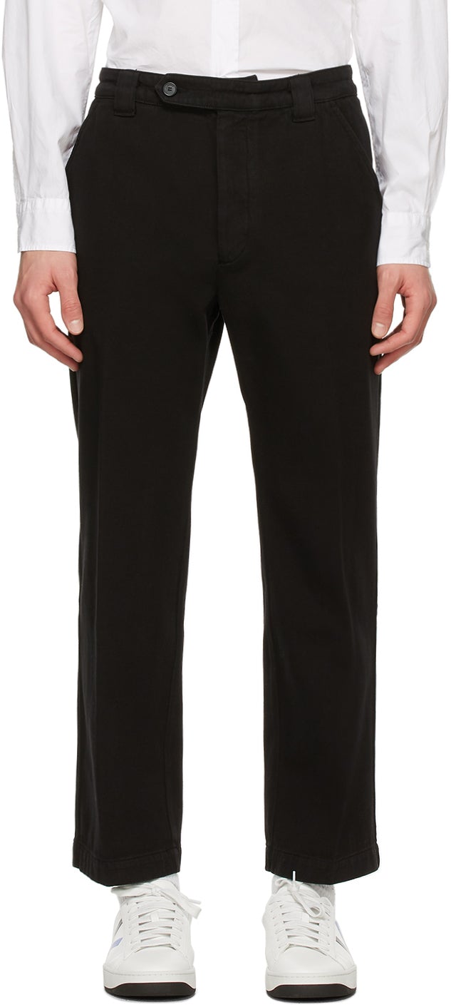 Kenzo Black Cropped Trousers - Pantalon recadré noir Kenzo - 켄조 블랙 자른 바지